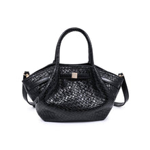 Selena - Embossed Woven Crossbody: Burgundy