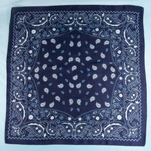Bandana Paisley Print Satin Square Scarf: RD