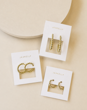 Ball Hoop - Small - Gold Earrings