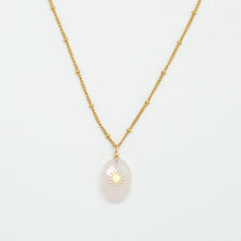 Love Stone Necklace: Rose Quartz