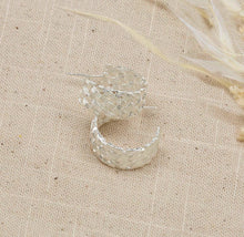Criss Cross Hoops: Gold