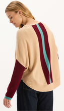Cashmere Colorblock back Detail Crew