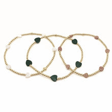 The Love Bracelet in White Mother of Pearl: 7 inches