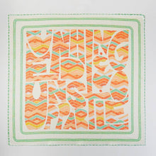 Abstract Tribal Print Square Bandana Scarf: PK