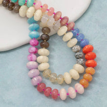 Mixed Glass And Resin Disc Beaded Necklace: GNT