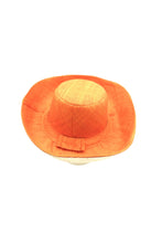 5" & 7" Wide Brim Two Tone Packable Straw Sun Hats: Black Two Tone / 7" Brim
