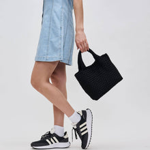 Sky's The Limit - Woven Neoprene Small Crossbody: Black