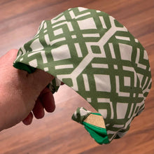 Graham - trellis (Fabric De-stash - limited avail.): Twist headband