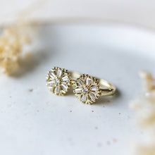 Frosted Hoops: Gold