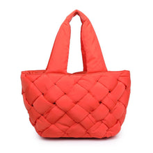 Intuition East West Woven Nylon Tote: Olive