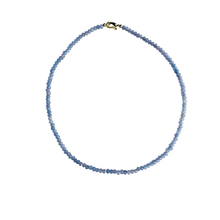 Dainty Candy Gemstone Necklace: Aqua Jade