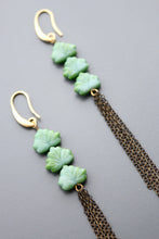 HYLE93 Green leaf shoulder dusters