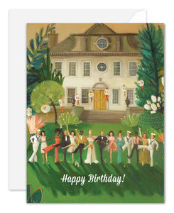 Whiskey Sour High Kick Birthday Card