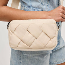 Inspiration - Braided Woven Nylon Crossbody: Cream