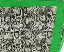 Cleo Snake Print Scarf Wrap : Brown