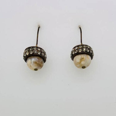Acorn Earrings: Mexican Crazy Lace