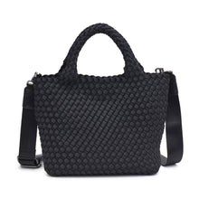 Sky's The Limit - Woven Neoprene Small Crossbody: Black