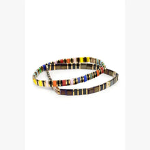 Rainbow Stretch Bracelet Set: Turquoise
