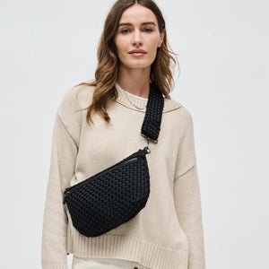 Ethereal - Woven Neoprene Crossbody: Grey