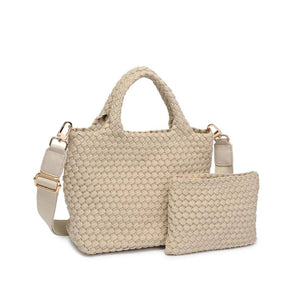 Sky's The Limit - Small Laced Up Eco-Edition Crossbody: Coral