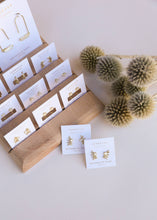 Sun Ray - Mother of Pearl - Gold Earrings