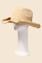Raffia Straw Braided Hat: KA