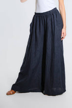 Angelena Linen Wide Leg Pant (PL187): 040 Medium Gray