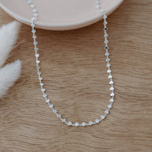 Row Of Hearts Necklace: Gold
