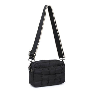 Inspiration - Woven Nylon Crossbody: Emerald