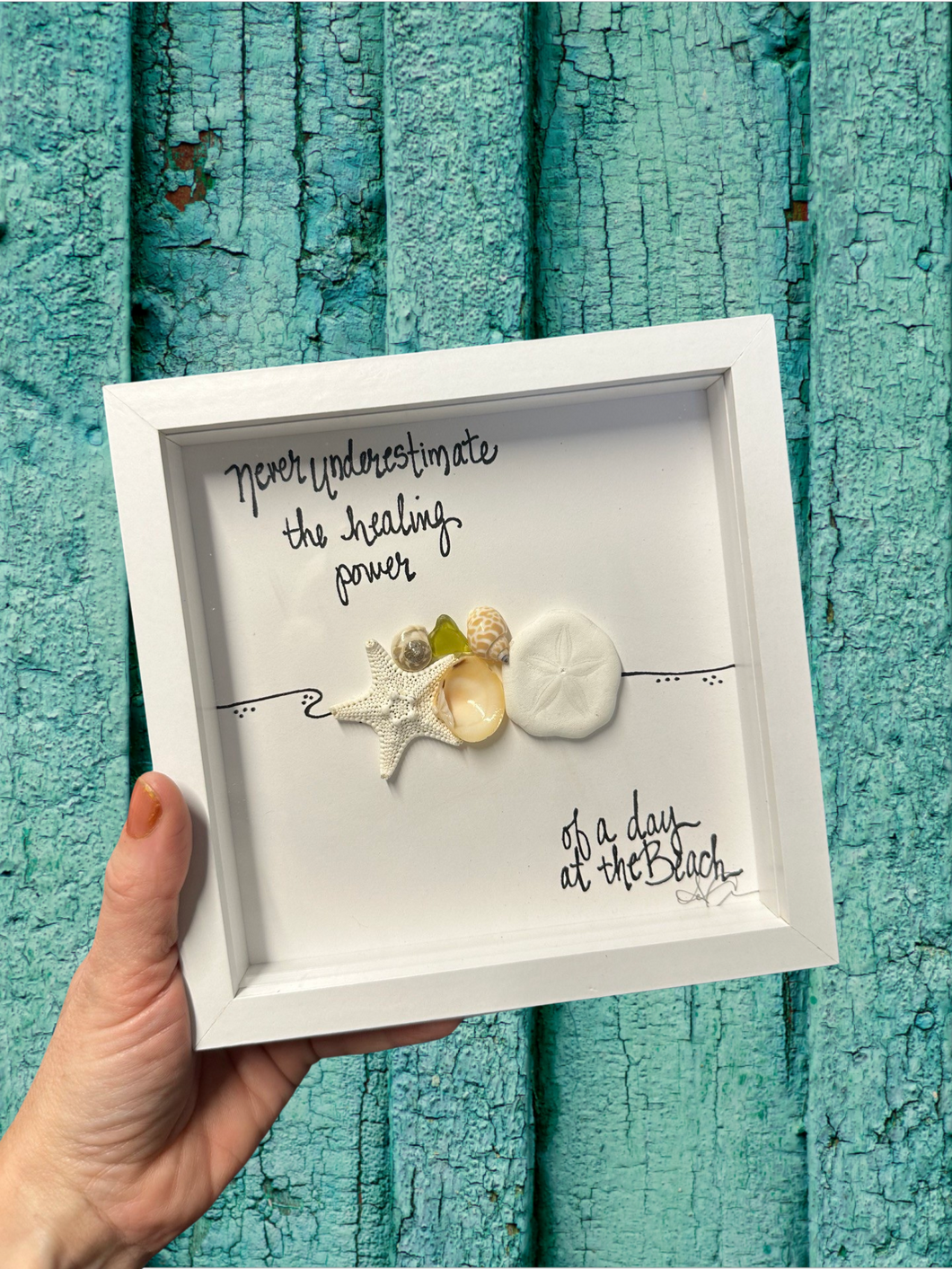 Healing Beach Seaglass art