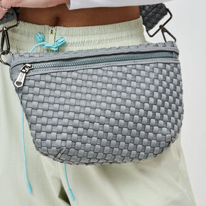 Ethereal - Woven Neoprene Crossbody: Grey
