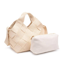 Resilience - Woven Straw Tote: Cream