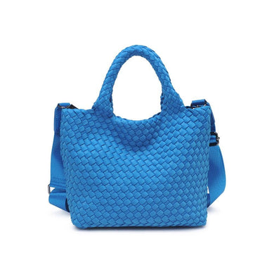 Sky's The Limit - Woven Neoprene Small Crossbody: Ocean