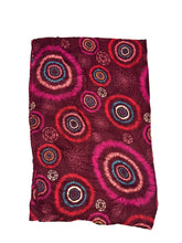 HH-268 printed patterned scarf: Noir