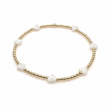 The Love Bracelet in White Mother of Pearl: 7 inches