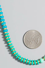 Stone And Glass Beaded Necklace: WHG1