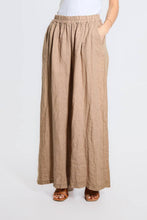 Angelena Linen Wide Leg Pant (PL187): 040 Medium Gray