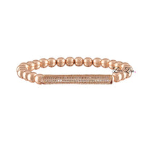Lexi Crystal Bar Bracelet: Gold/Gold