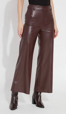Vegan Leather Wide Leg(28 in inseam)