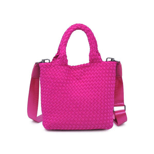 Sky's The Limit - Woven Neoprene Small Crossbody: Black