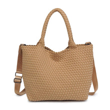 Sky's The Limit Medium Woven Neoprene Tote: Butter