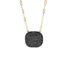 Pave statement necklace: Gold-Hema