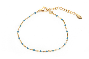 Sweet Dots Anklet ~ Salty Babes: Aqua