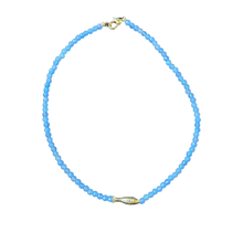 The Fresh Catch Fish Necklace : Aqua Jade