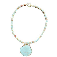 The Sanibel Shell Necklace: Orange Jasper