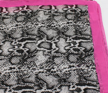 Cleo Snake Print Scarf Wrap : Brown