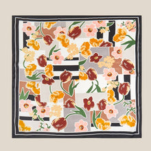 Abstract Floral Art Print Bandana Scarf: MU