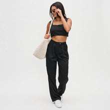 Reflection - Hand Woven Knot Tote: Denim