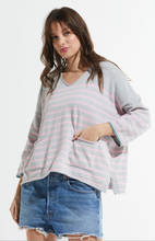 Marled Stripe Pocket