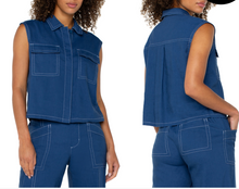 Sleeveless Cargo Shirt